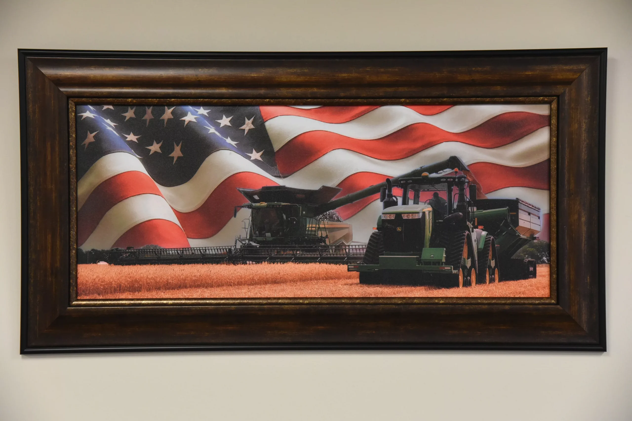 "9RX and X9 Flag" Framed Canvas Print