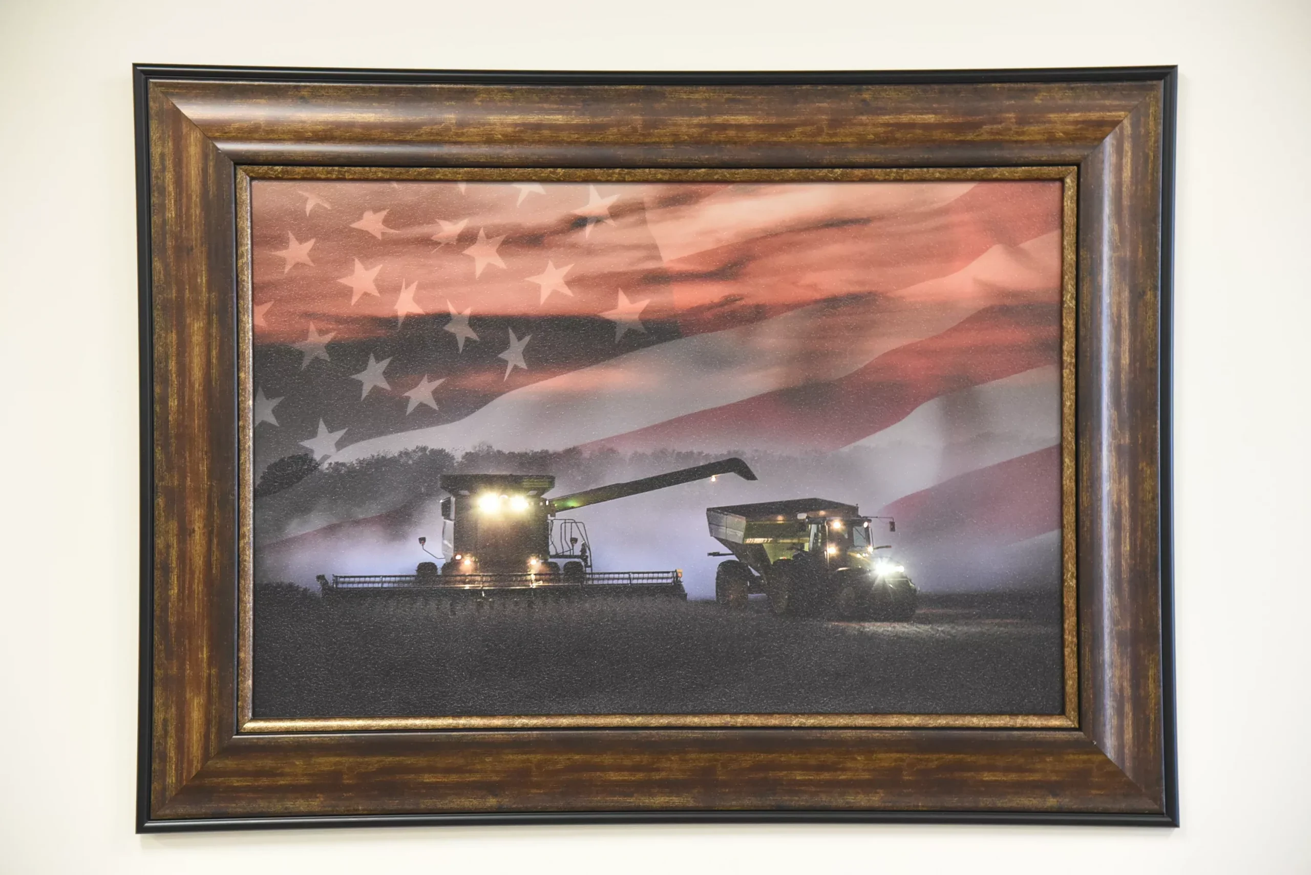 "American Farmer" Framed Canvas Print