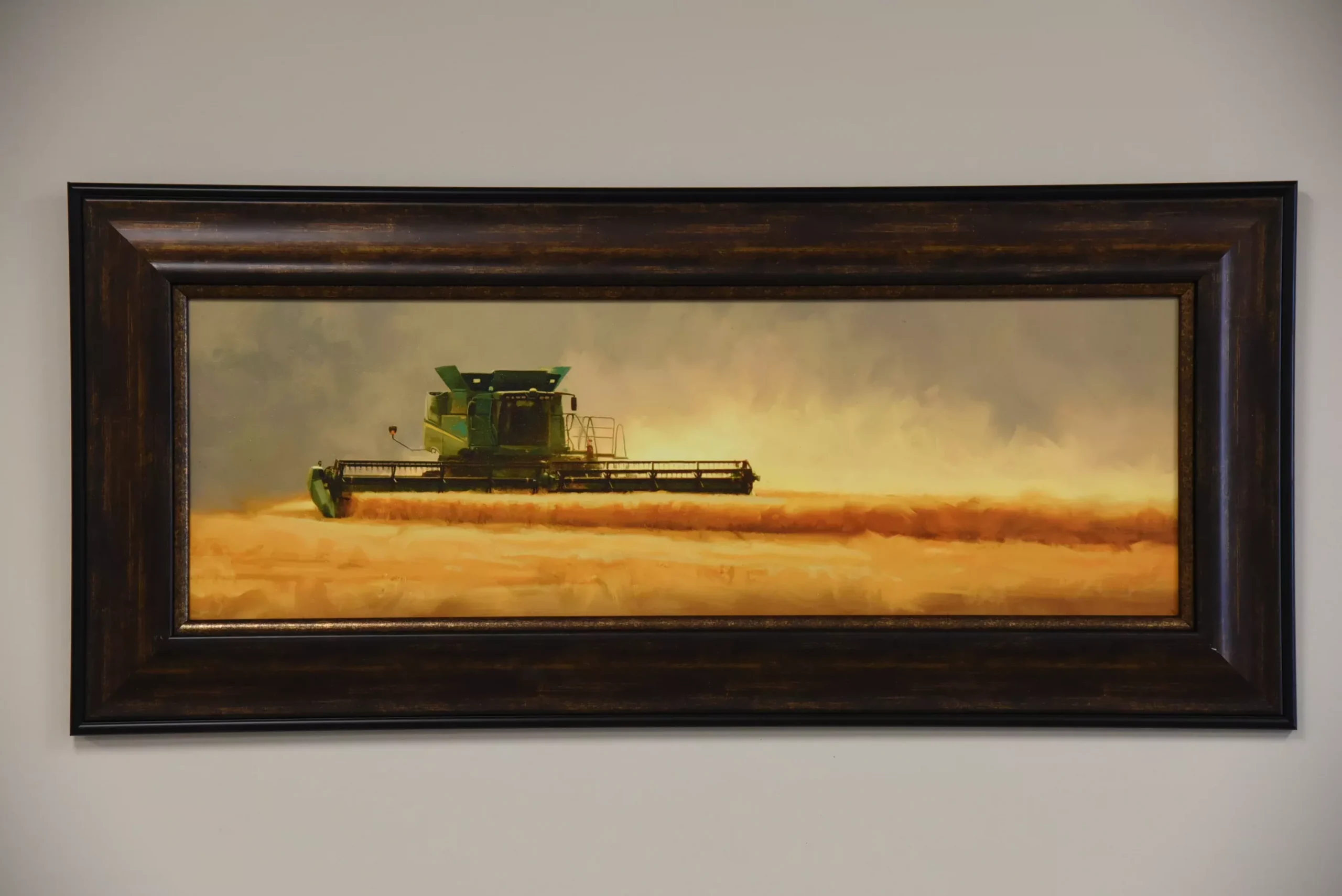 "Cutting Time" Framed Canvas Print