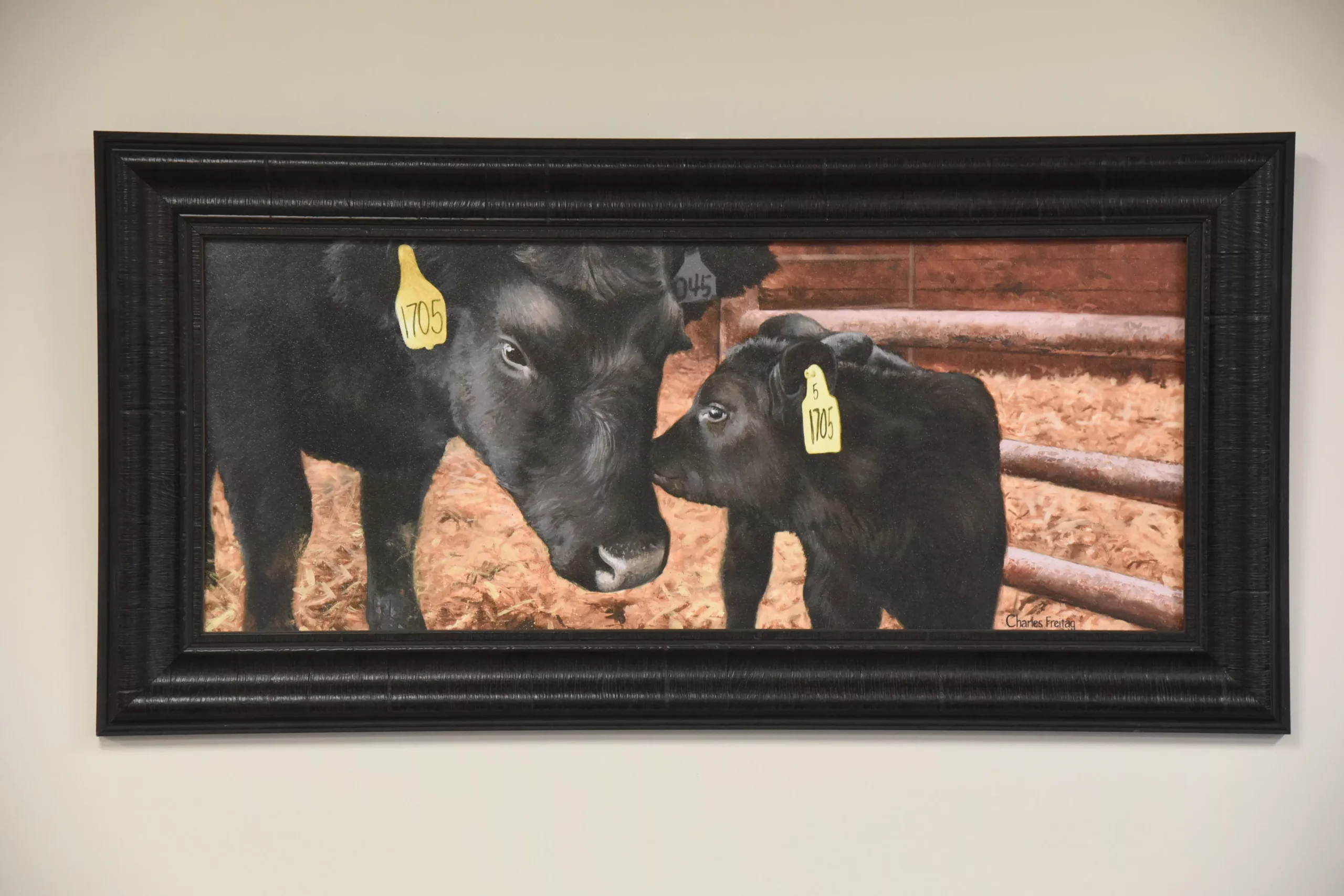 "Motherly Love" Framed Canvas Print