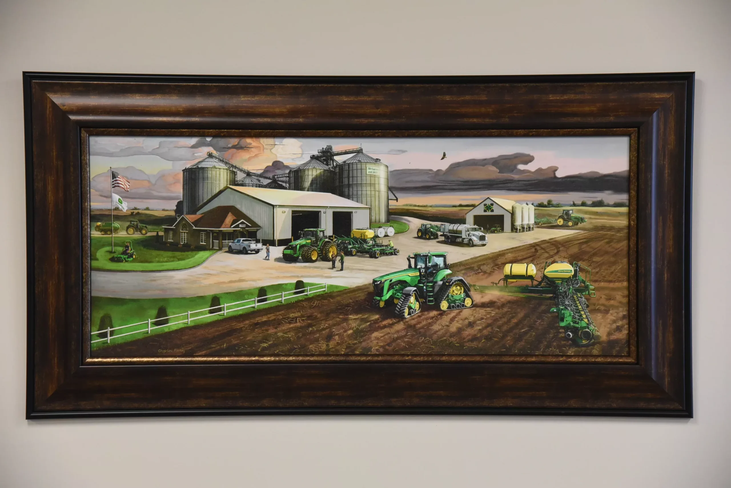 "Spring Ahead" Framed Canvas Print