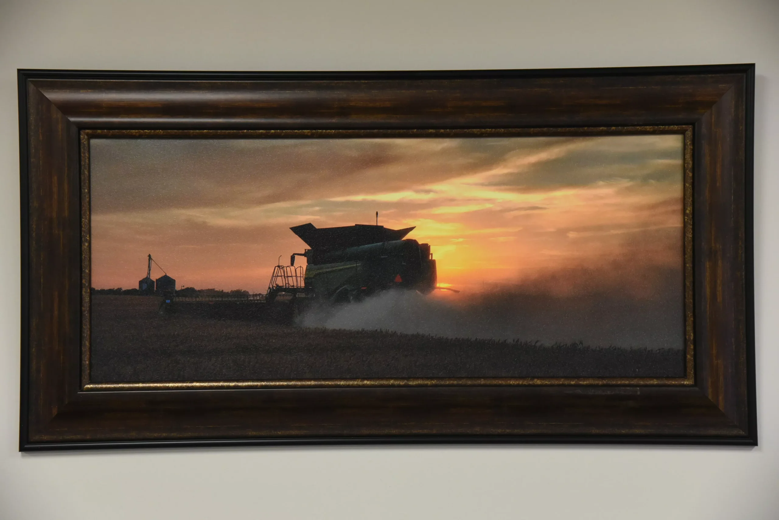 "Sunset Harvest" Frames Canvas Print