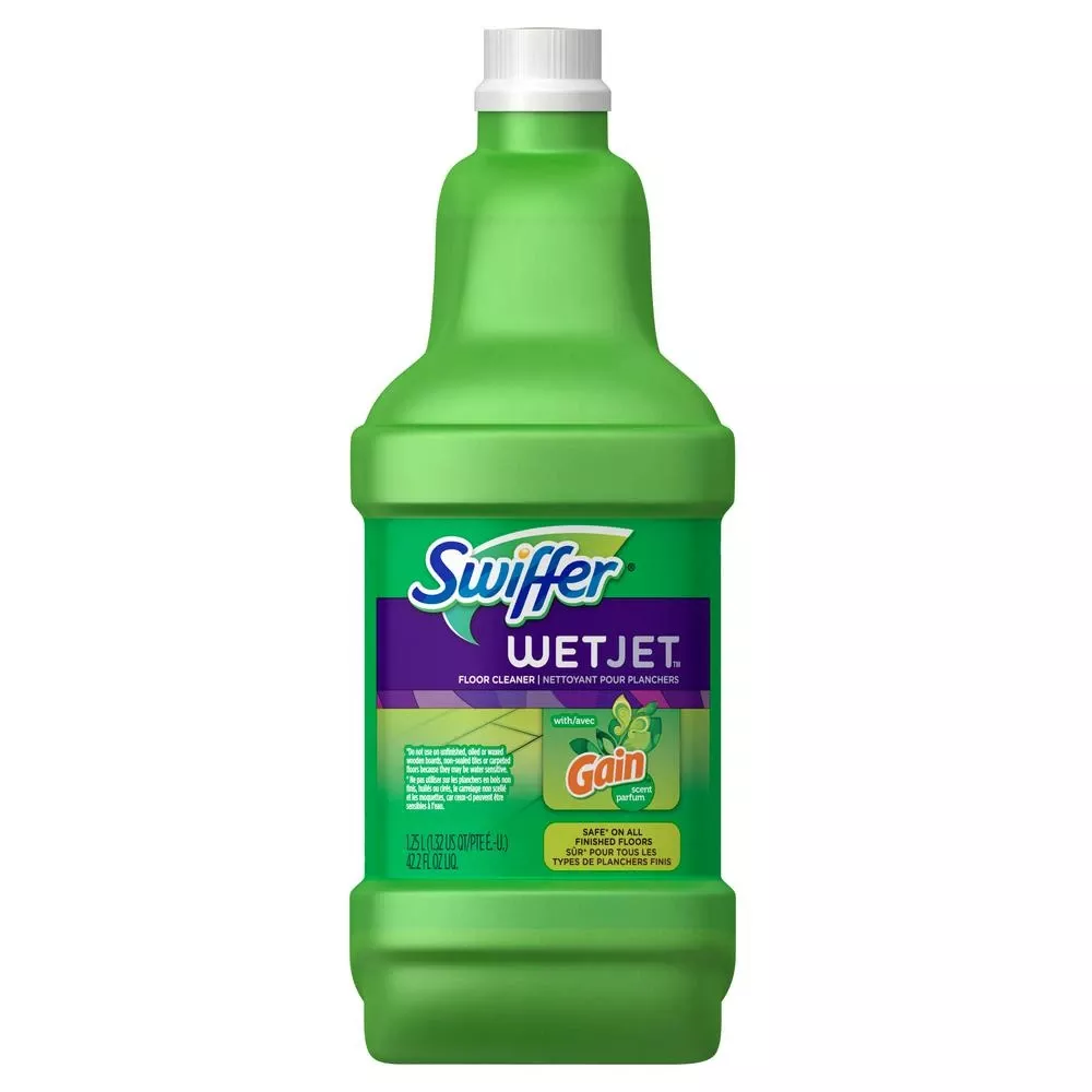 "Swiffer WetJet Floor Cleaner Refill, Gain Scent, 42.2 Oz. (83061)"