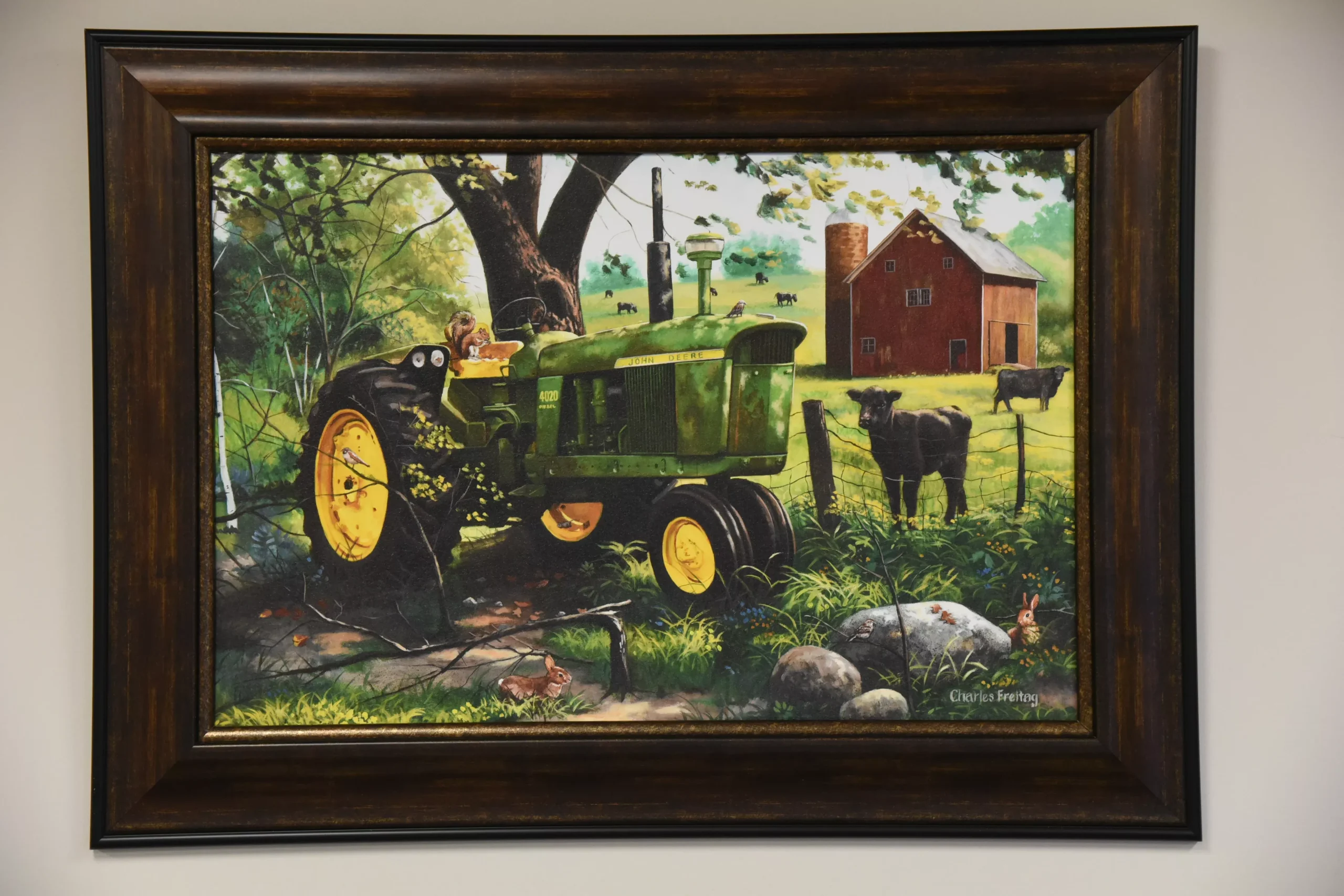 "Taking A Break" Frames Canvas Print