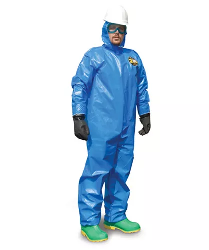 Zytron 100 XP Coverall w/ Hood, Boots, Elastic Wrists, Serged Seams.