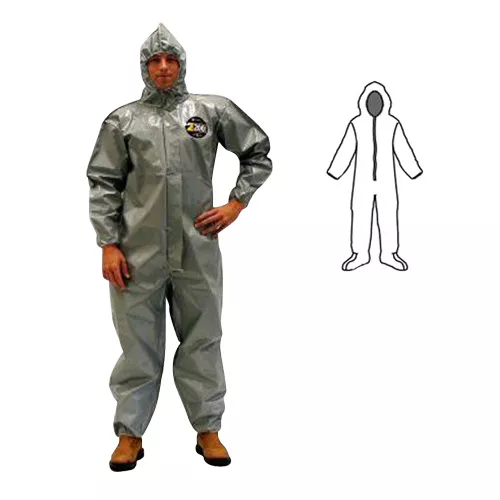 Zytron 200 Coverall w/ Hood, Boots, Elastic Wrists, Bound Seams