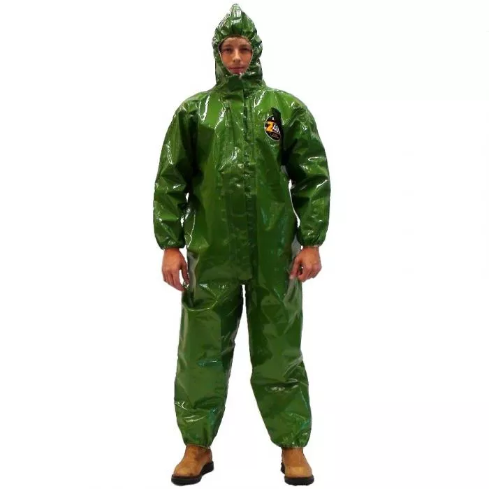 Zytron 400 Coverall w/ Hood, Elastic Wrists,& Sock Boots
